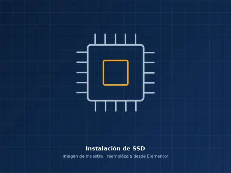 Instalación de SSD en notebook