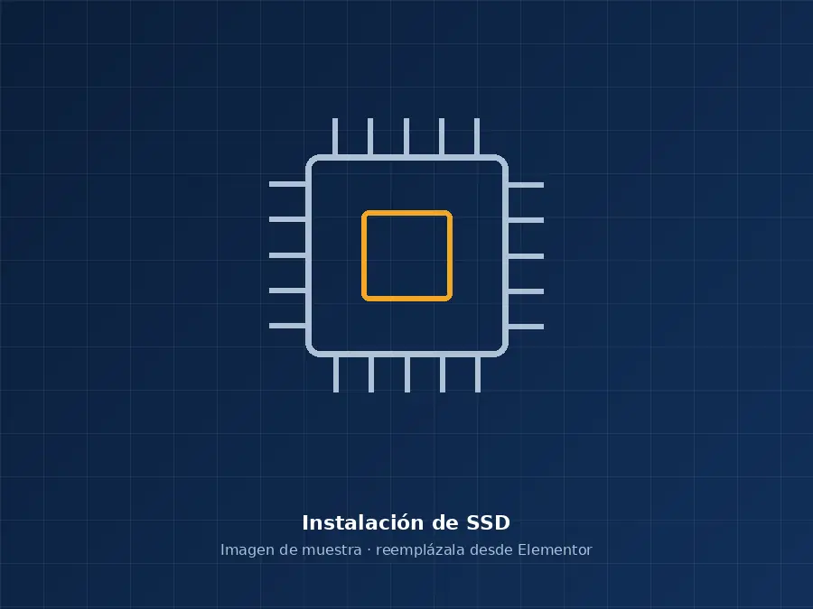 Instalación de SSD en notebook